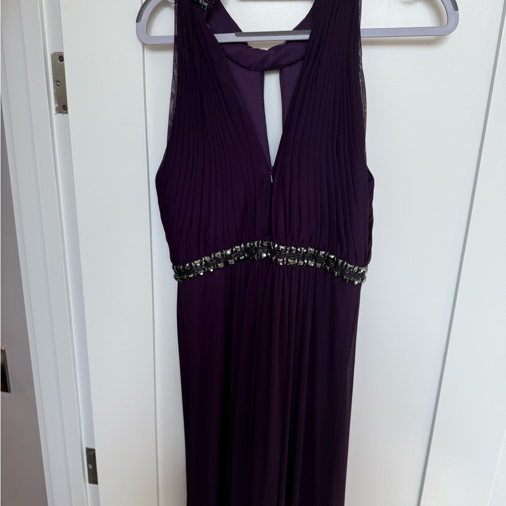 Elegant Purple Evening Dress